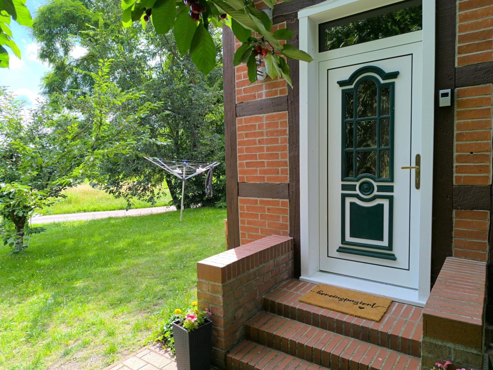 Ferienwohnung Deichblick Cumlosen エクステリア 写真